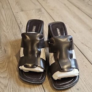 Nine West Black Women's Slide Sandals